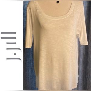 6/$20 or $10 JJill Pima Scoop-Neck Tee 100% Pima Cotton M Petite EUC